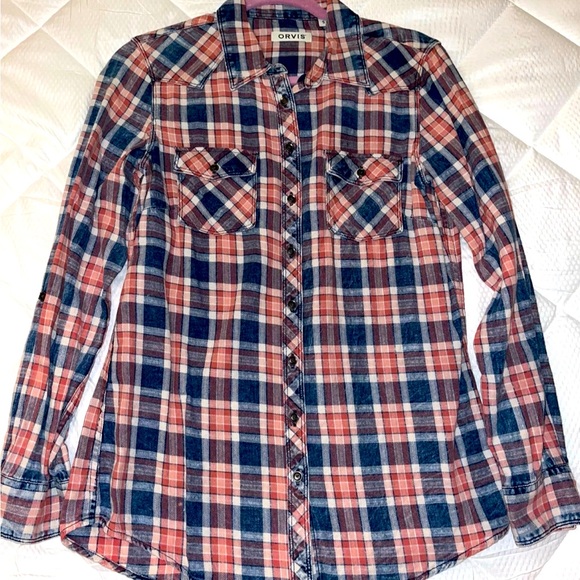 Orvis Washed Indigo Shirt - Picture 2 of 3
